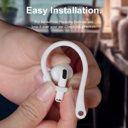 1 Pair Ear Hook Soft Silicone TPU Protective Earhooks