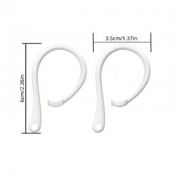 1 Pair Ear Hook Soft Silicone TPU Protective Earhooks