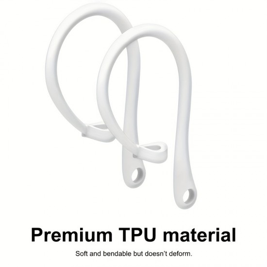 1 Pair Ear Hook Soft Silicone TPU Protective Earhooks