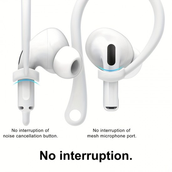 1 Pair Ear Hook Soft Silicone TPU Protective Earhooks