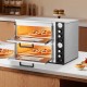 18-Inch Commercial Countertop Pizza Oven Double Deck Electric Pizza Oven