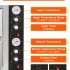 18-Inch Commercial Countertop Pizza Oven Double Deck Electric Pizza Oven