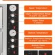 18-Inch Commercial Countertop Pizza Oven Double Deck Electric Pizza Oven