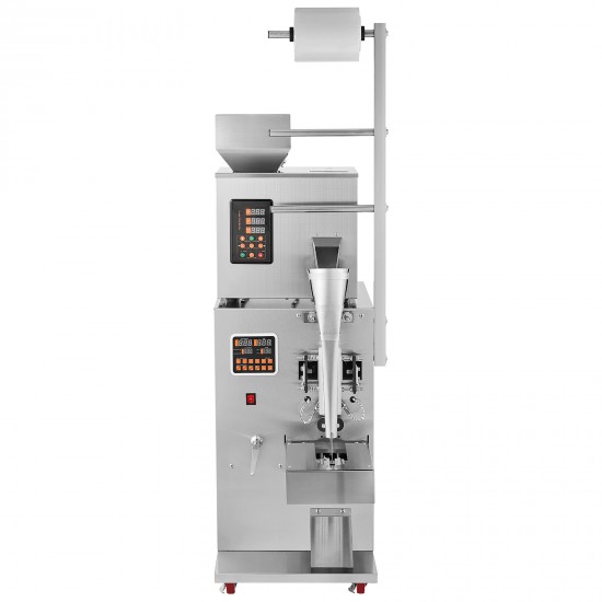 Automatic Particle Packaging Machine, 0.002-0.22lbs/1-100g, Multi-Function Weighing Packing Machine, Filling Sealling Mchine for Tea Seeds Grains Flour Beans Glitter