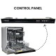 Equator 24 in Dishwasher Top Control 3rd Rack 15 place 3.4g Built-in QUIET 51 dB 110V