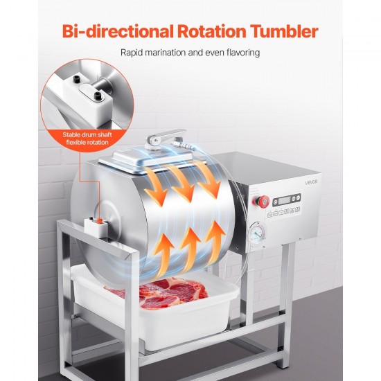 Vacuum Meat Tumbler Marinator Machine 40L for Chicken Steak Commercial