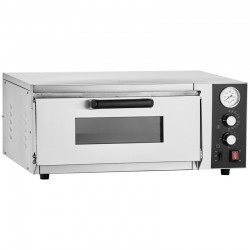 Electric Pizza Oven - 18-Inch Commercial Pizza Ovens 842F Max Temp 1740W Large Pizza Oven Counter with Temp & Time Control Built-in Thermometer Indoor Pizza Maker for Restaurant & Home Use - Perfect for Crispy Pizzas, Baking Bread, Pastries