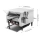 Commercial Toaster Heavy Duty Industrial Conveyor Toaster Restaurant Conveyor Toaster 2400W High Power Supports 7 Speed Gears Multi Heating Modes with Dual Way Output Design Ideal for Bakery Coffee Shop Hotel and Commercial Kitchen Breakfast Service