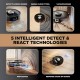 Shark PowerDetect NeverTouch Pro Robot Vacuum & Mop with Self-Empty HEPA Base, Self-Refill, Self-Wash & Dry Mop System, LiDAR Navigation, WiFi App Control, RV2820ZE, Black - New