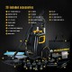 MC1385 Deluxe Canister Steam Cleaner with 23 Accessories and A1230-005 Nylon Utility Brush 5 Pack and A1375-101 Replacement Scrubbing Microfiber Mop Pad for MC1375, MC1385, 2-Pack