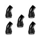 MC1385 Deluxe Canister Steam Cleaner with 23 Accessories and A1230-005 Nylon Utility Brush 5 Pack and A1375-101 Replacement Scrubbing Microfiber Mop Pad for MC1375, MC1385, 2-Pack