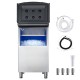 Ice Storage Bin - 250LBS Capacity Stainless Steel Ice Storage with Water Filter, Adjustable Anti-Slip Rubber Feet & 8-Hour Insulation, Ideal for Restaurants, Hotels & Beverage Shops