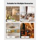 Ice Storage Bin - 250LBS Capacity Stainless Steel Ice Storage with Water Filter, Adjustable Anti-Slip Rubber Feet & 8-Hour Insulation, Ideal for Restaurants, Hotels & Beverage Shops