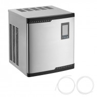 Commercial Ice Maker Machine - Head 300 Lbs/Day Stainless Steel Ice Maker with Scheduled Ice-Making, Self-Cleaning, Adjustable Thickness for Restaurant, Bar, Cafe, Hotel - Heavy Duty Ice Production