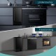 Commercial Ice Machine, Under Counter Ice Maker 66 Lb/Day, Built-in Freestanding Nugget Ice Maker With 2-Drawer Ice Baskets, Auto-Cleaning & 24H Timer, For Commercial & Home Use