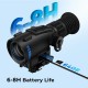 Hot Single Eye High-resolution 384X288 55Hz Night Vision Thermal Imaging Sight, 6-color Display with 64G Storage Card, Magnification And 8-hour Battery Life, Hunting, Outdoor Camping, Supports Photos And Videos