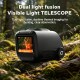 Thermal Imaging And Night Vision Dual-channel Fusion 5x Magnification Night Vision Goggles, with A Resolution Of 256X192 And A 60Hz New Lightweight And Portable Night Vision Device, Suitable for All-day Hunting