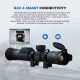 Long-Distance Thermal Imaging Sight, Used for Hunting Night Vision Sight, 50 Hz Thermal Imaging Device, Built-In Rangefinder And Video Recording Function, Equipped with Ballistic Calculator 8X Digital Zoom, Suitable for Day And Night Rifle Hunting