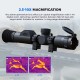 Long-Distance Thermal Imaging Sight, Used for Hunting Night Vision Sight, 50 Hz Thermal Imaging Device, Built-In Rangefinder And Video Recording Function, Equipped with Ballistic Calculator 8X Digital Zoom, Suitable for Day And Night Rifle Hunting