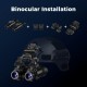 Hunting Night Vision Goggles, Adult Night Vision Monocular Telescope, 2688x1520CMOS Helmet Mounted Headset, Manual Focusing 20mm Lens, Portable Outdoor Hunting, Camping Night Monitoring