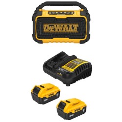 20-Volt MAX Lithium-Ion Cordless Bluetooth Speaker with (2) 5.0 Ah Batteries and Charger