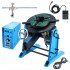Rotary Welding Positioner 66LBS/30KG - 0-90 Tiltable Welding Positioning Turntable Table, 1-12RPM 80W Motor with 12.4 Inch 3-Jaw Chuck & Welding Torch Stand Holder for Cutting, Grinding, Assembly & Testing