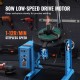 Rotary Welding Positioner 66LBS/30KG - 0-90 Tiltable Welding Positioning Turntable Table, 1-12RPM 80W Motor with 12.4 Inch 3-Jaw Chuck & Welding Torch Stand Holder for Cutting, Grinding, Assembly & Testing