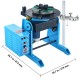 Rotary Welding Positioner 66LBS/30KG - 0-90 Tiltable Welding Positioning Turntable Table, 1-12RPM 80W Motor with 12.4 Inch 3-Jaw Chuck & Welding Torch Stand Holder for Cutting, Grinding, Assembly & Testing