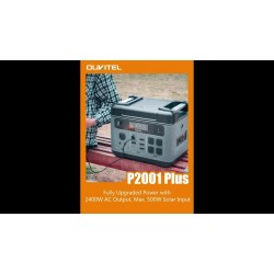 2048Wh/2400W Portable Power Station with Line, UPS Power Supply with Lifepo4 Battery, Fast Charge High Capacity, Charging Adjustment Knob, 3500+ Life Cycles Solar Generator for Home, Camping & RV, Travelling, Outdoor & Off-Grid Adventures