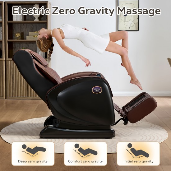 Zero Gravity Massage Chair Recliner with 6 Massage Heads And Full-Body Air Pressure