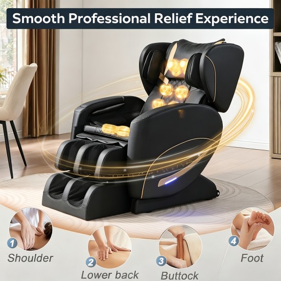 Zero Gravity Massage Chair Recliner with 10 Massage Heads And Full-body Air Pressure