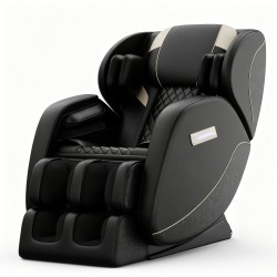 Full Body Zero Gravity Massage Chair with Heating, Airbags, Wireless Speaker, Foot Roller, And Touch Screen Control