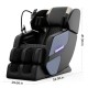 Zero Gravity Full Body Massage Chair Recliner Includes Heating, Airbags, Wireless Speaker, Foot Roller, And Touch Screen