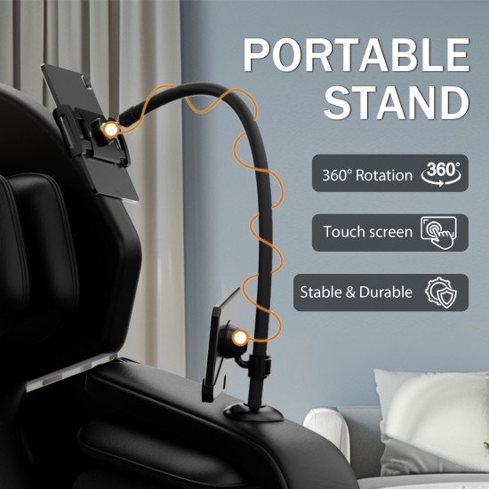 Zero Gravity Full Body Massage Chair Recliner Includes Heating, Airbags, Wireless Speaker, Foot Roller, And Touch Screen