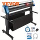 Vinyl Cutter 53 Inch Vinyl Cutter Machine Semi-Automatic DIY Vinyl Printer Cutter Machine Manual Positioning Sign Cutting With Floor Stand Signmaster Software