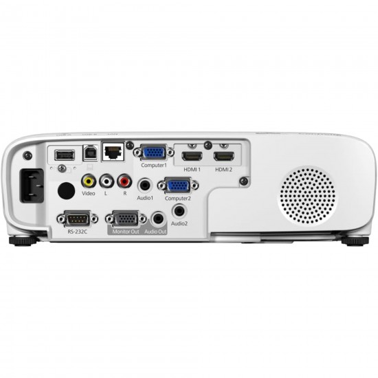 Epson - PowerLite W49 LCD Projector - 16:10 - Ceiling Mountable - 1280 X 800 - Front, Rear, Ceiling - 8000 Hour Normal